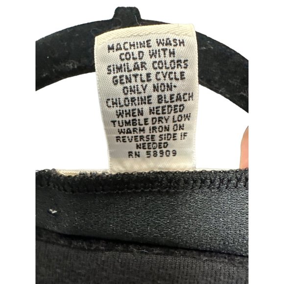 Bechamel Woman size 1X black velour sequin snowflakes holiday party top - Picture 5 of 6